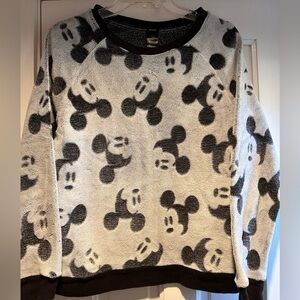 Disney Fuzzy Mickey Mouse Pullover Sweater